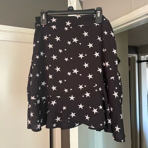 High waist star skirt